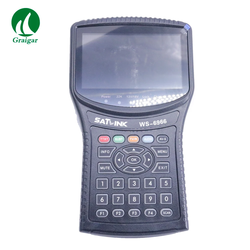 

SATLINK WS-6966 DVB-S/S2 HD Spectrum analyzer Satellite Signal Meter Finder Support DISEQC 1.0,1.1,1.2