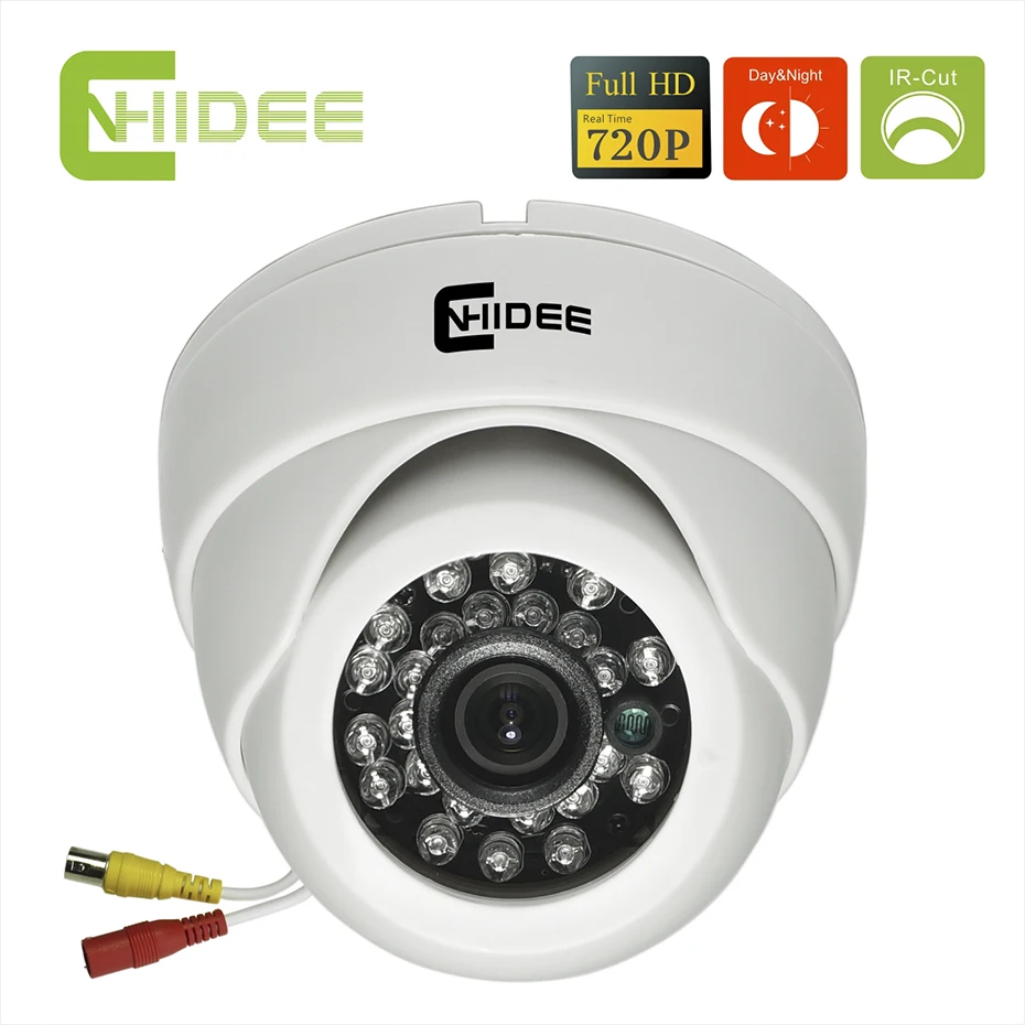 HD 1080P 1200TVL CCTV Dome Security Camera 24 IR LED 3.6mm CMOS Night Vision