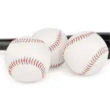 1 шт. " мяч для Софтбола ПВХ верхний резиновый внутренний Мягкий Бейсбольный мяч ручной работы Бейсбол s тренировочное Упражнение Бейсбол Мячи