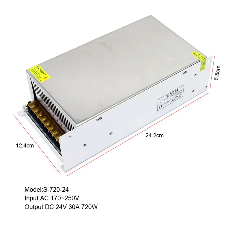 Dc 24V 1A 2A 3A 5A 10A 20A 30A 40A Powe поставка 25 Вт, 50 Вт, 60 Вт 100W 120W 150W 250W 350W 500W 600W 800W 1000W импульсный источник Питание