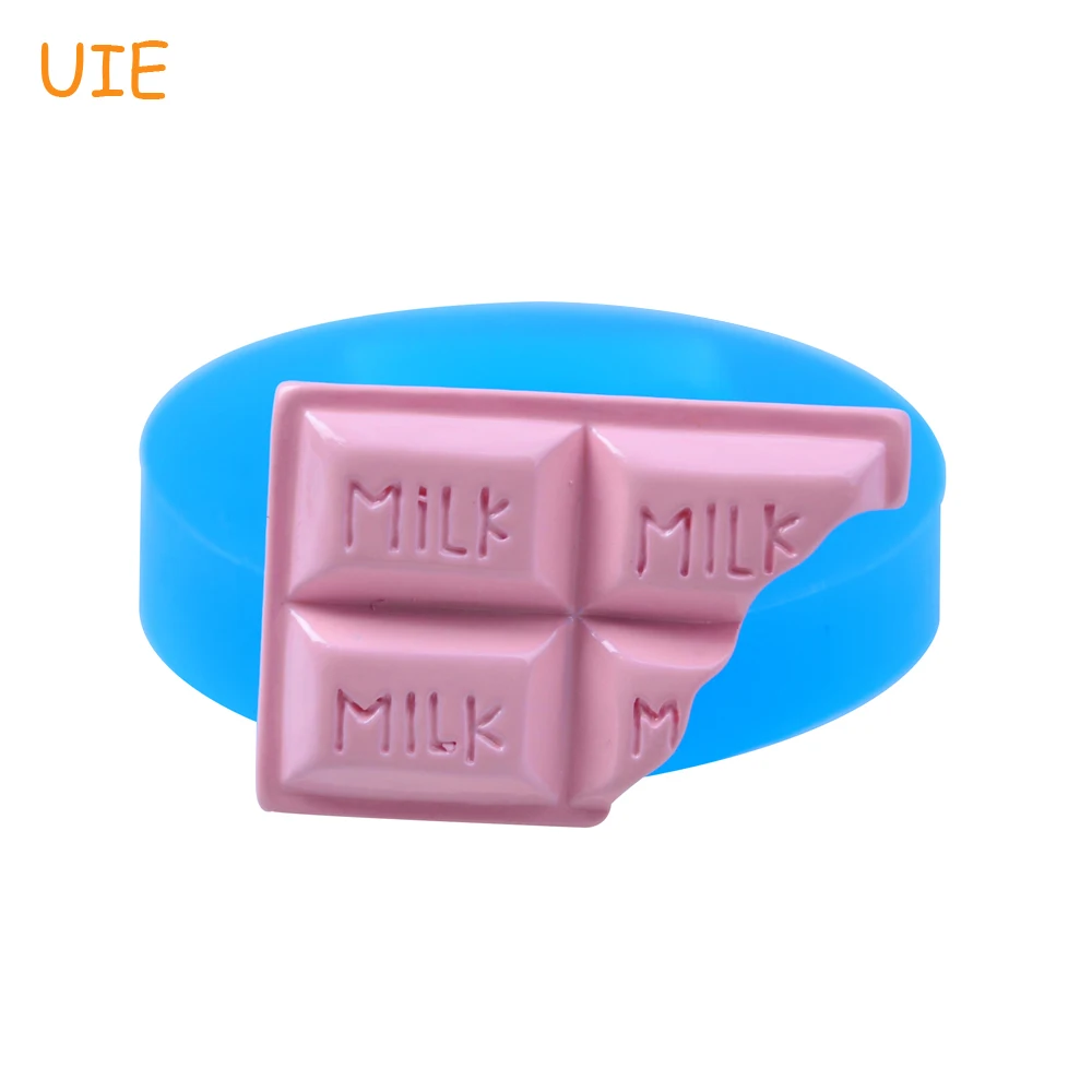 

KYL174U 30.7mm Bitten Chocolate Silicone Mold - Dessert, Fondant, DIY Biscuit Baking, Candy Making, Resin Polymer Clay, Icing