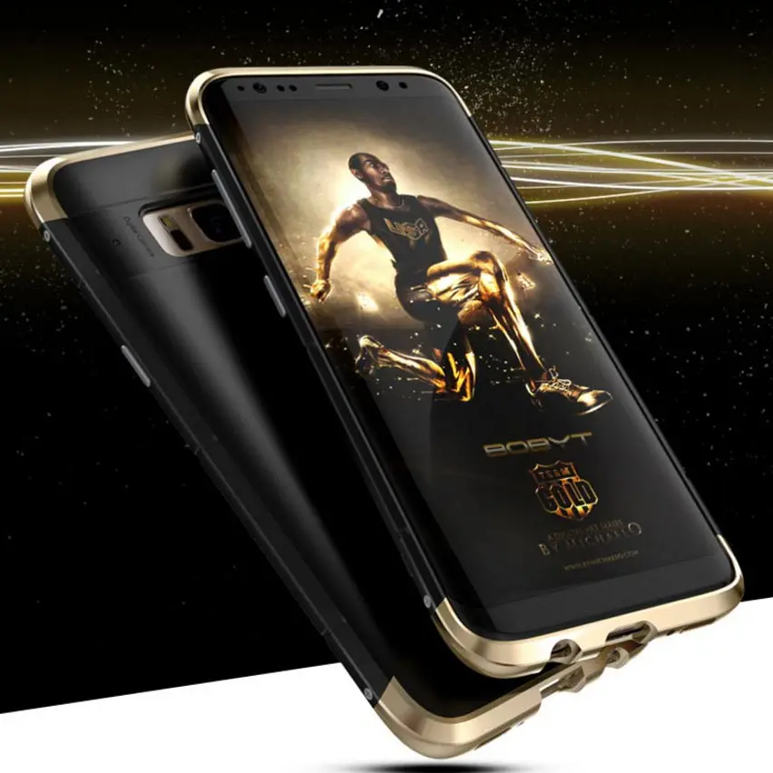 Для samsung S8 + чехол для телефона плюс металлический каркас анти-осень твердый
