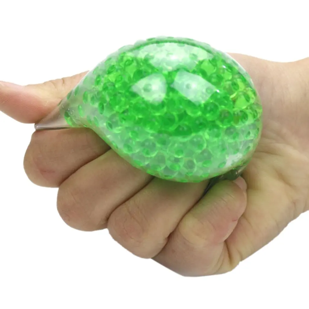 Детский мультяшный светодиодный светильник со светящейся вспышкой, поглощающий воду шар, Детские эластичные забавные игрушки, подарки для детей, игрушки для снятия стресса - Цвет: Green