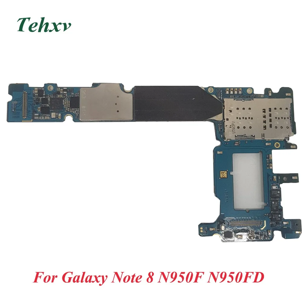 

Tehxv 100% Original Unlocked for Samsung Galaxy Note 8 Motherboard Android,for Galaxy Note 8 N950F N950FD Mainboard 64GB