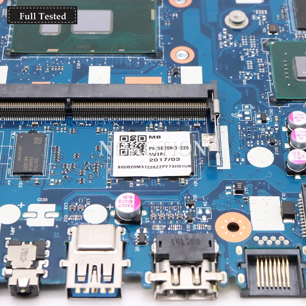 NOKOTION 5B20M31226 CG413 CG513 CZ513 NM-A981 ل lenovo 510-15IKB اللوحة المحمول SR2ZU I5-7200U DDR4 HD 620 غيفورسي 940MX