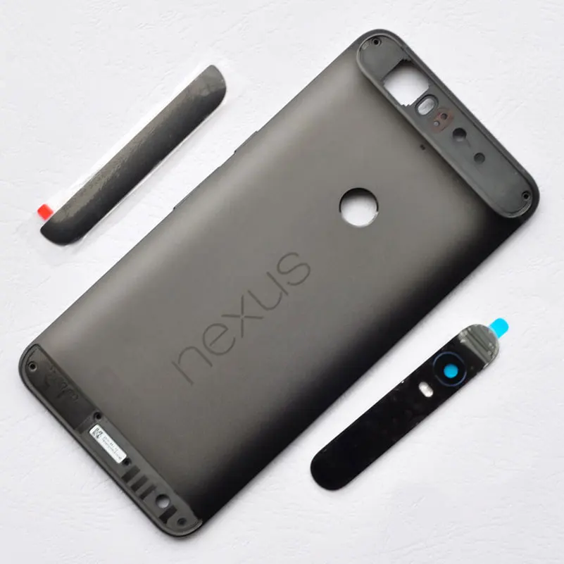 Для huawei Google Nexus 6P металлический задний корпус крышка батареи чехол с боковыми клавишами+ объектив камеры