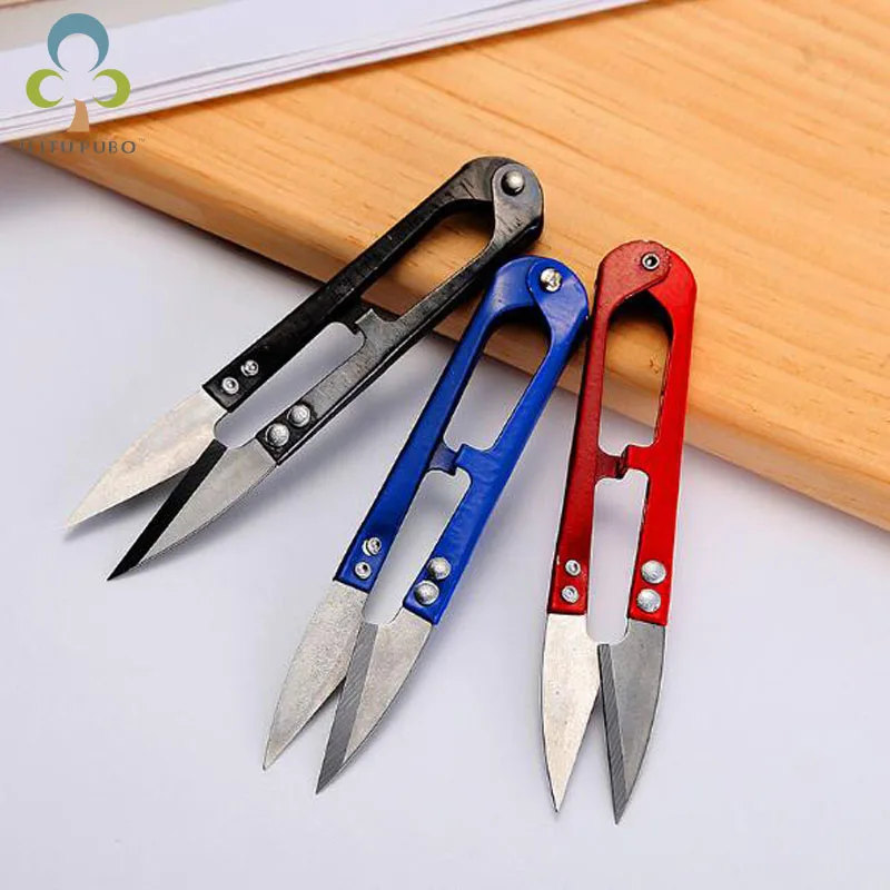 Stainless-steel-U-shaped-household-Scissors-Sewing-scissors-Embroidery ...