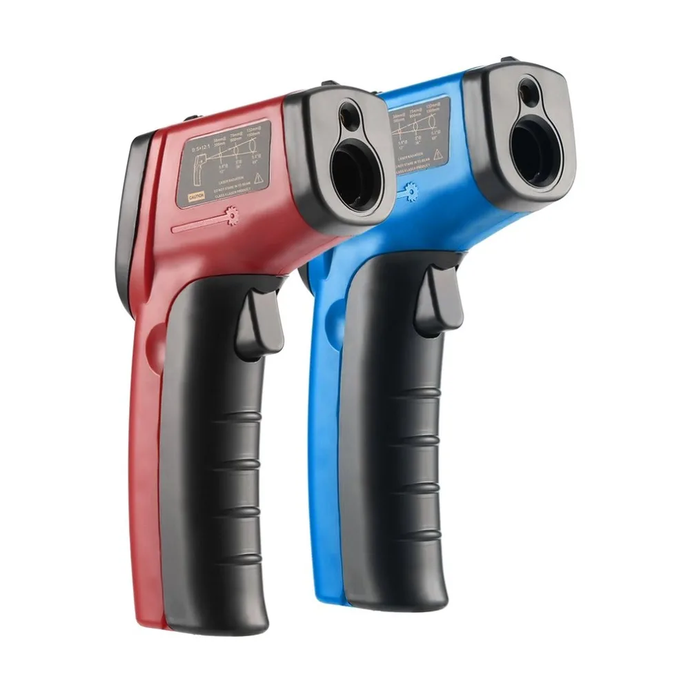 

Non-Contact Thermometer Laser LCD Display IR Laser Digital Temperature Meter Sensor Infrared Thermometers Point Data Holding