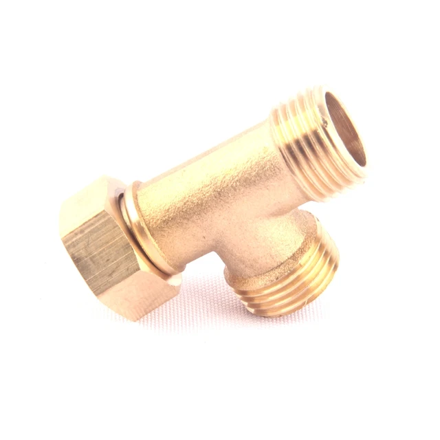 1Pc 1/2 Hüvelykes Sárgaréz Szál Póló Vízcső Csatlakozó Kerti Öntöző Réz Adapter - Image 5