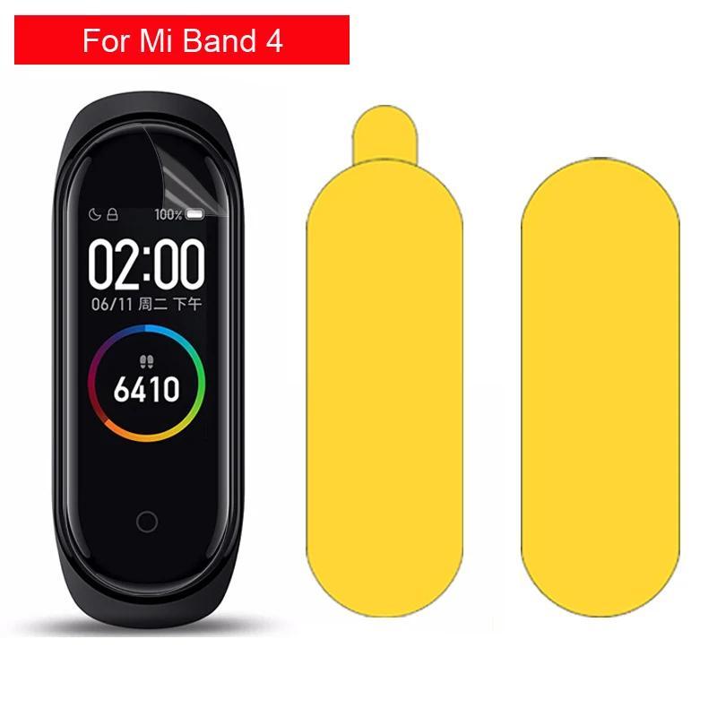 

Tonbux 1/2/5 Pcs TPU Screen Protector For Mi Band 4 Scree protective Case For Mi Band 4 Replacement Accessories For Mi Band4
