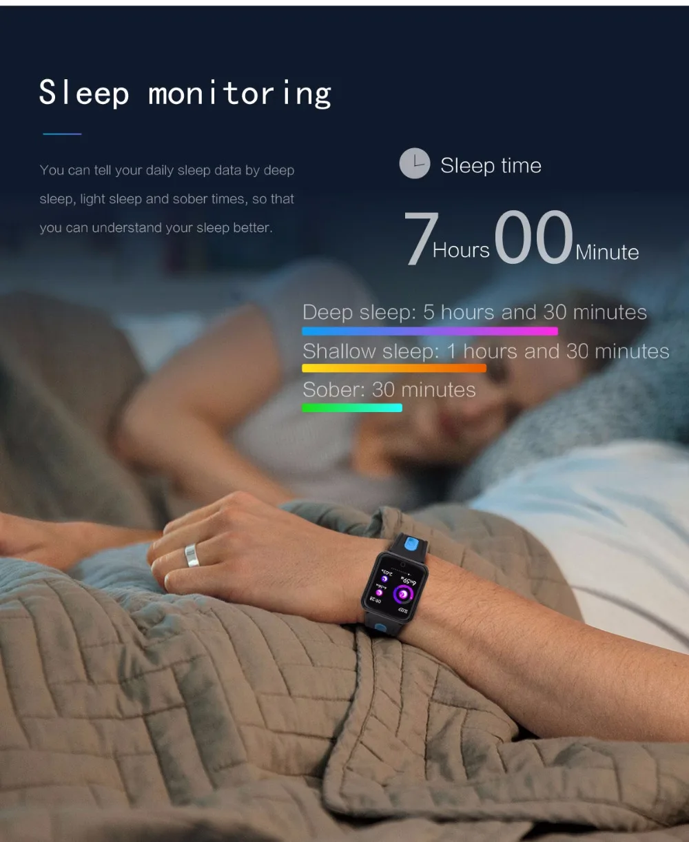 P68 фитнес-браслет IP68 Водонепроницаемые Смарт-часы для женщин и мужчин монитор сердечного ритма вызов/SMS напоминание подключение IOS Android PK Q9 B57