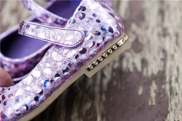 [Bosudhsou] yyy-14 милые балетные туфли со стразами туфли принцессы для девочек, одежда детская Ювелирная обувь на липучке, дышащая