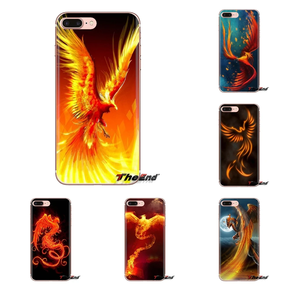 Mobile Phone Cover For Oneplus 3T 5T 6T Nokia 2 3 5 6 8 9 230 3310 2.1 3.1 5.1 7 Plus 2017 2018 The rising Fire Phoenix bird Art |
