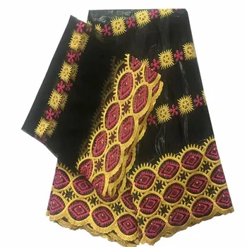 

Bazin riche getzner african fabric bazin brode getzner 2019 hgih quality tissu basin embroidery with tulle lace for dress k4-52