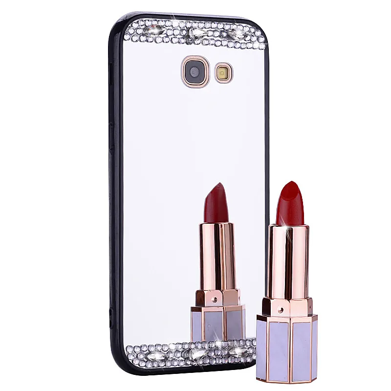 Mirror case for Samsung Galaxy A7 2018 A50 J8 J6 J4 PLUS A6 A8 J2 PRO A5 2017 Grand prime pro G530 Glitter covers |
