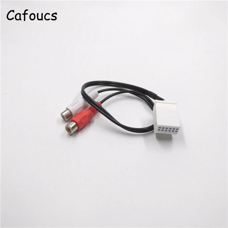 Cafoucs автомобильный аудио AUX RCA кабель адаптер для Peugeot 307 308 407 408 507 Citroen triumph Sega C2 C5 RD4