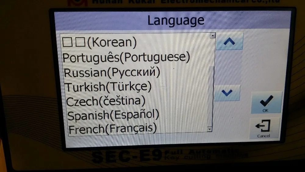 Автоматический слесарный инструмент SEC-E9z с ЧПУ автоматический ключ для резки многоязычный Португальский Итальянский русский вариант