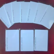 50 шт./лот 125 кГц бесконтактные карты TK4100 RFID смарт-карты ПВХ карты для контроля доступа посещаемость времени