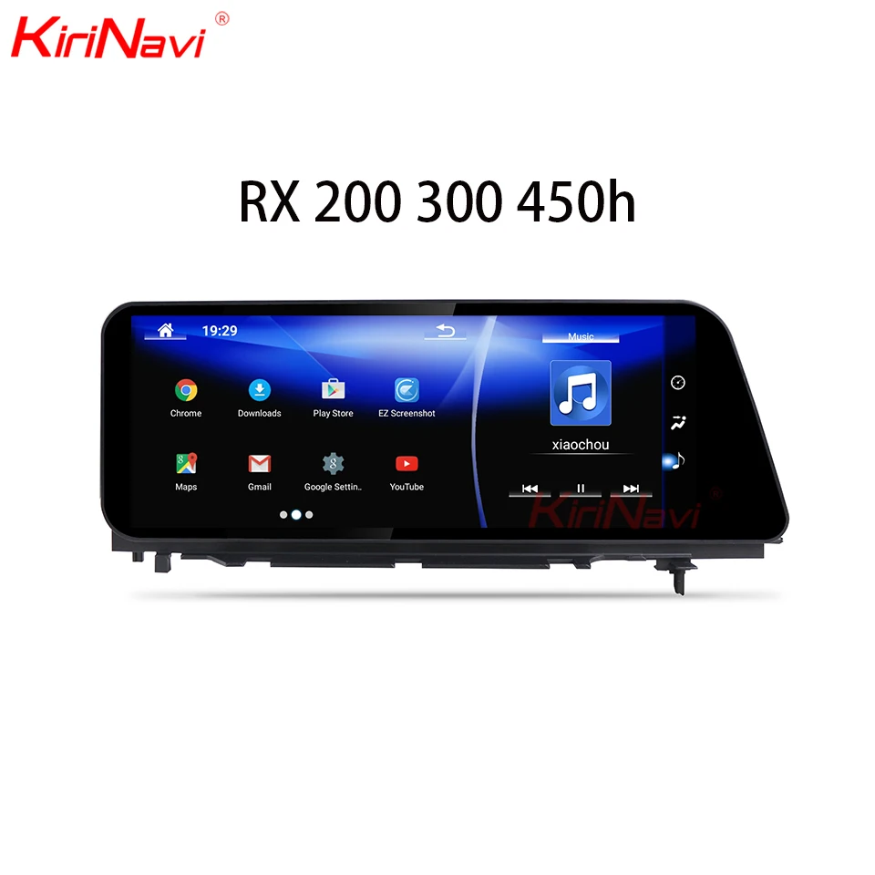 Best Kirinavi Android 9.0 For Lexus RX200 RX300 RX450H 12.3" HD Touch Screen 2G RAM Car Multimedia Player Auto Gps Navigation Audio 4