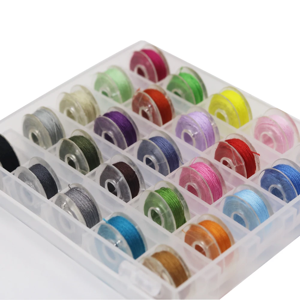 D & 25 шт. аксессуары для шитья из полиэстера|sewing machine spools|bobbins plasticthread bobbin |