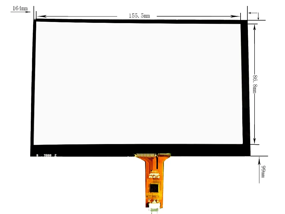7 дюймов HDMI ЖК дисплей комплект драйвер платы встроенный USB сенсорный контроллер