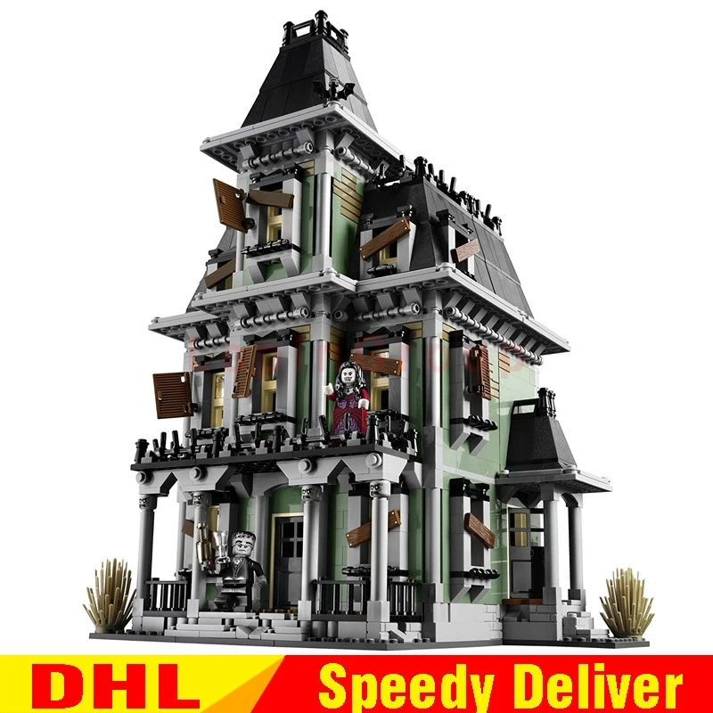 

LP 16007 2141Pcs Monster fighter The haunted house Model set Building Kits Model LPings Toys Clone 10228
