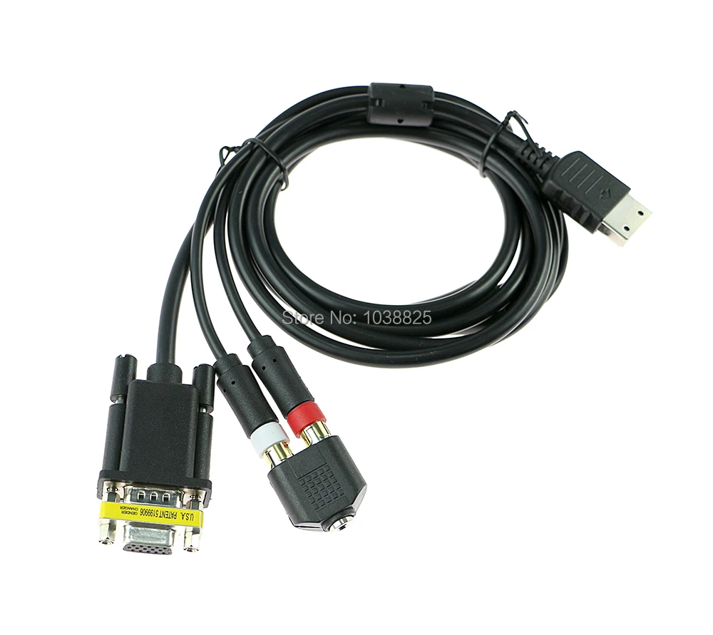 

High Definition VGA Cable VGA Sound Adapter HD Box PAL NTSC Cable For Sega Dreamcast Video Games Console