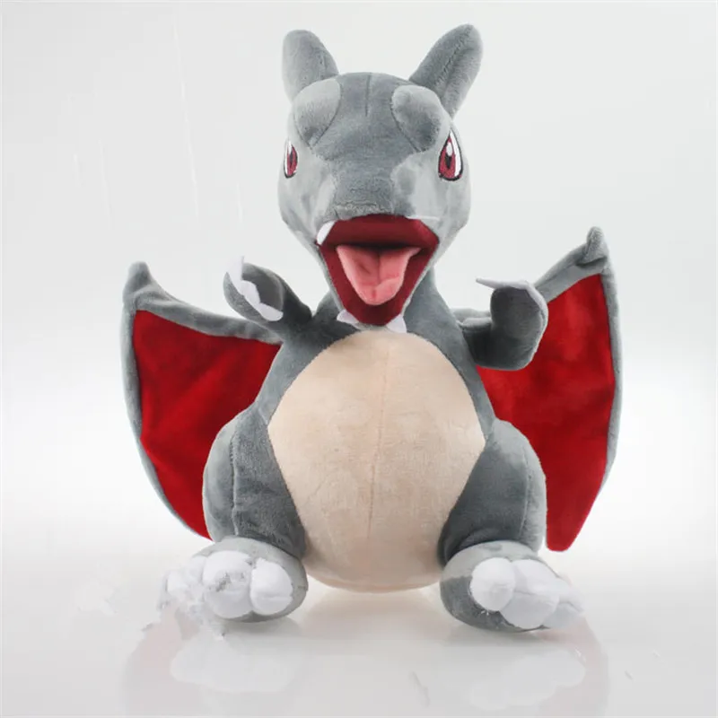 12'' 30cm Mega Charizard Shiny Black Charizard Plush Dolls Soft Stuffed ...