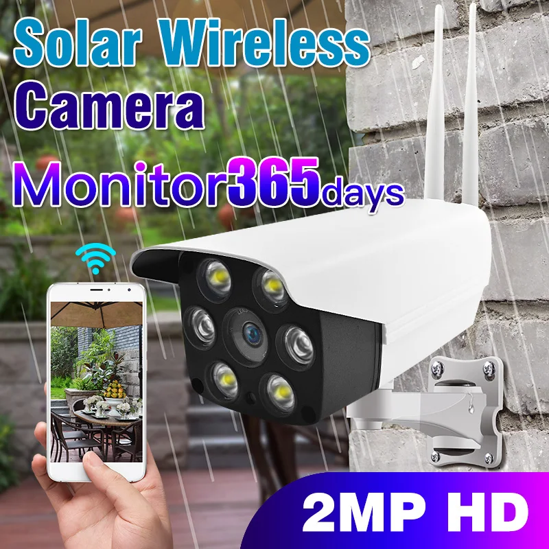 Full HD 2.0MP 1080P Водонепроницаемая WiFi ip-камера наблюдения беспроводная уличная камера безопасности ночного видения CCTV Камера