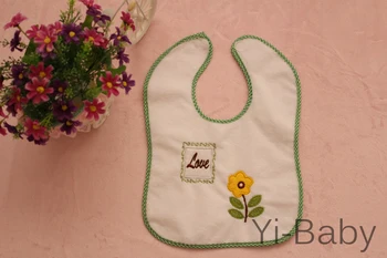 

Free shipping 12PCS/Set YB001 Fflower Burp Cloths Infant saliva towels Baby bib Baby waterproof bib