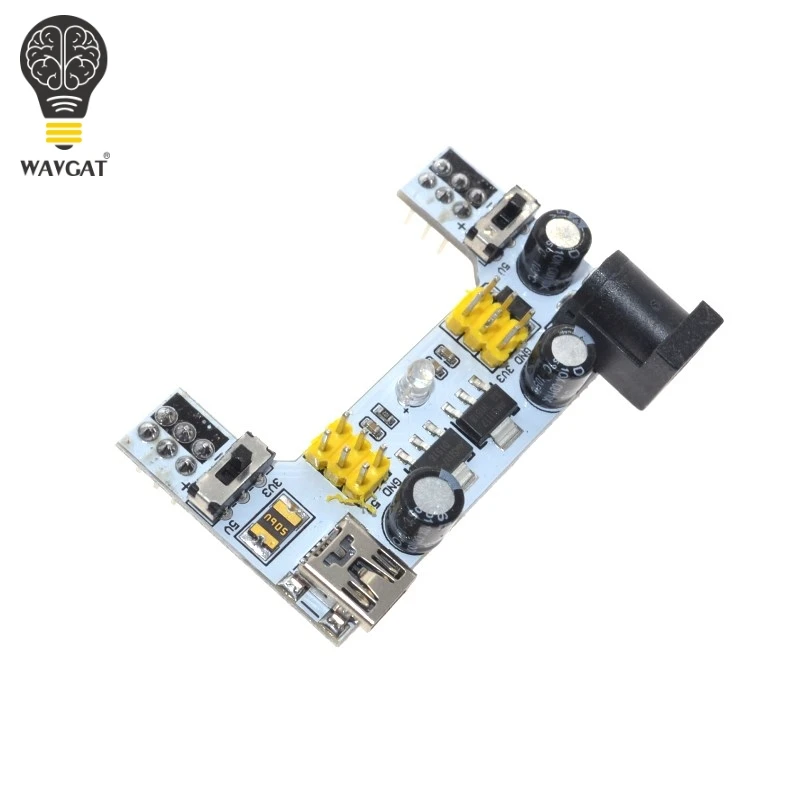 

New MB102 white Breadboard Dedicated Power Module 2-way 5V/3.3V for ARDUINO Free Shipping