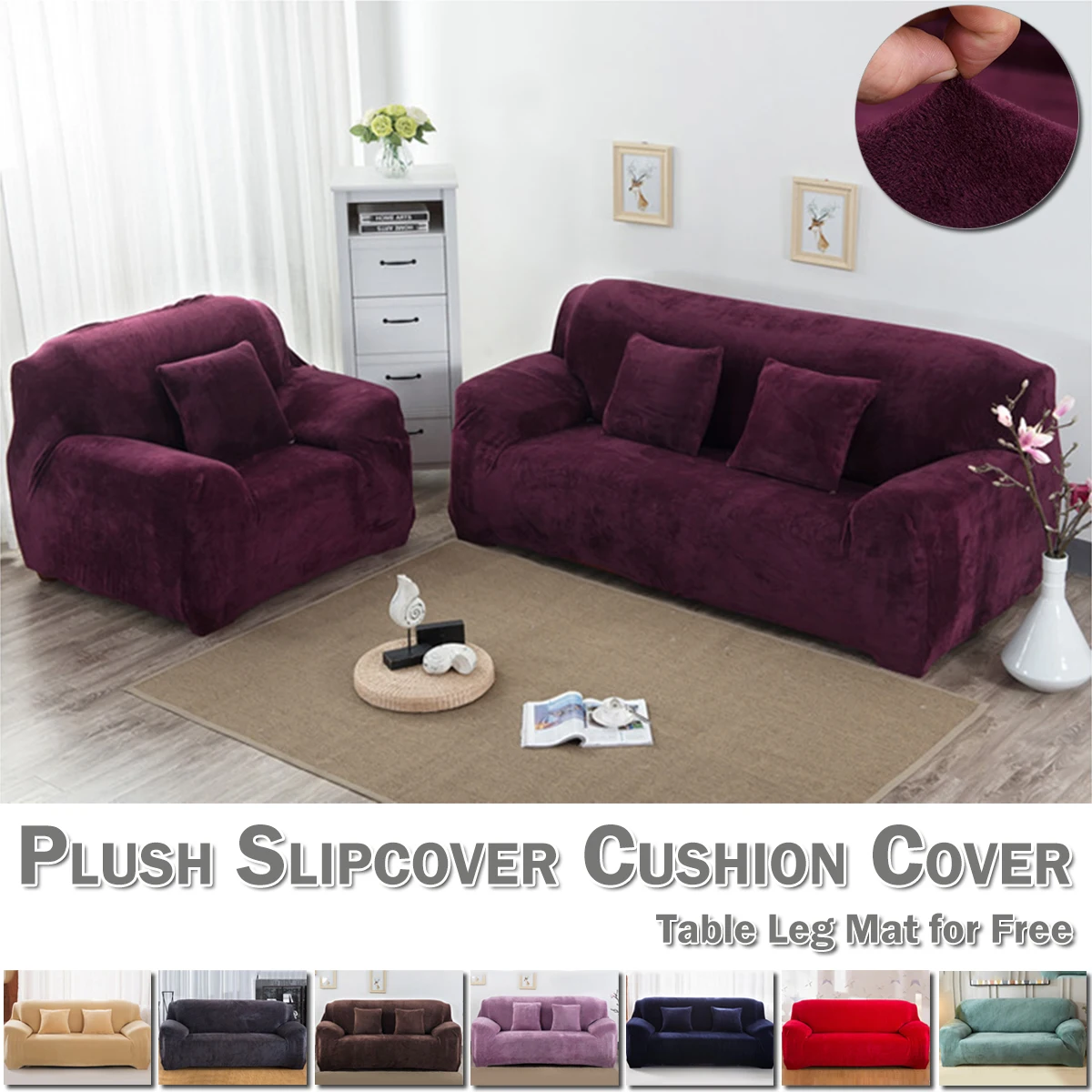 

Custom Stretch Fabric Sofa Sets All-Inclusive Universal Sofa Cover All Cover Towel European Summer Leather Sofa Cushion D30