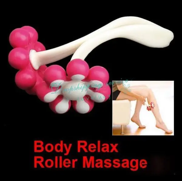 Body Relax Cheek Lift Up Roller Massage Fashion Flower Fuchsia Hot Drop Shipping/Free Shipping |