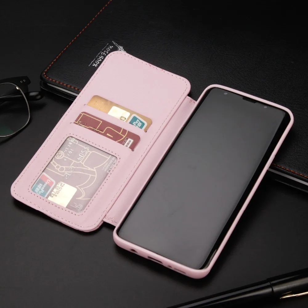 Кожаный бумажник для samsung Galaxy S6 S7 Edge S8 Plus чехол с блестящей короной в Королевском Стиле чехол s откидная крышка сумка для мобильного телефона