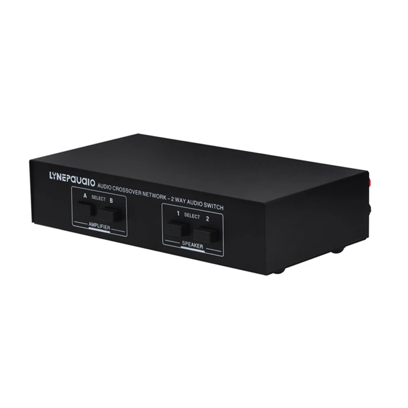 

Lynepauaio Switcher, 2 In 2 Out Power Amplifier , Power Amplifier Distributor, Speaker Comparator Which Support 200W Amplifier