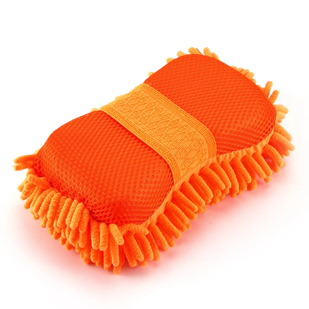 Auto Hand Soft Towel Coral Anti scratch Wash Sponge Ultrafine Fiber