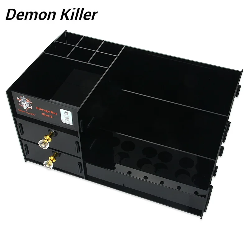 

Original Demon Killer Acrylic Storage Box M/L Size with Acrylic Material Useful E-cig Vape Spare Part Shelf Acrylic Storage Box