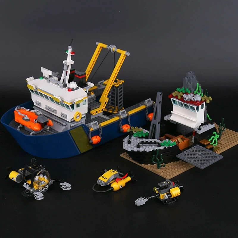 

L Model Compatible with Lego L02012 775Pcs Sea Exploration Models Building Kits Blocks Toys Hobby Hobbies For Boys Girls