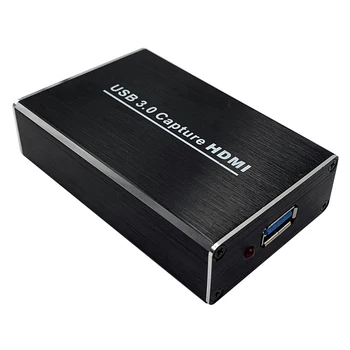 

New HDMI to USB3.0 Video Capture Adapter Box 1080P Dongle Card Compatible for Linux Windows Mac DOM668