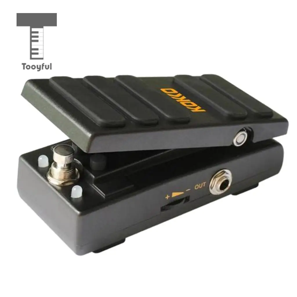 Tooyful Durable Aluminium 2in1 Guitar Foot Pedal Switch Wah Pedal Wah