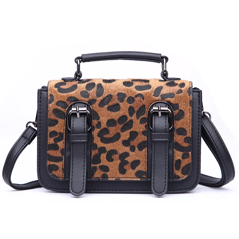 

Leopard Flap Bag Female Handbags Leather Small Hand Bag Women's Purse Crossbody Messenger Shoulder Bags Sac A Main bolsos mujer