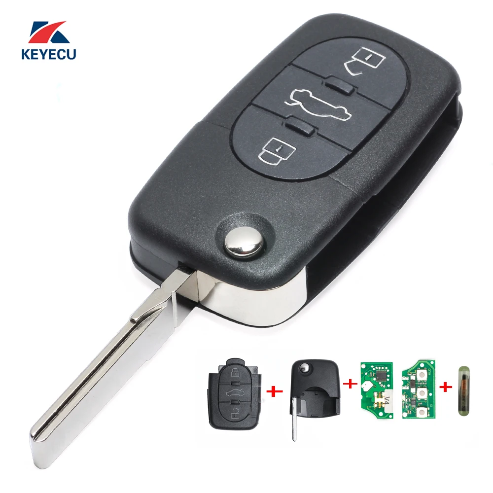 Remote control key audi