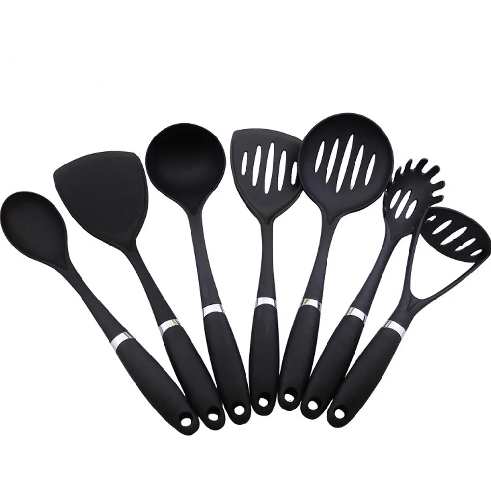 Kitchen Cooking Utensils Set of 7 Pieces Premium Heat Resistant Tools Stain and odor resistant  heat resistant A30314