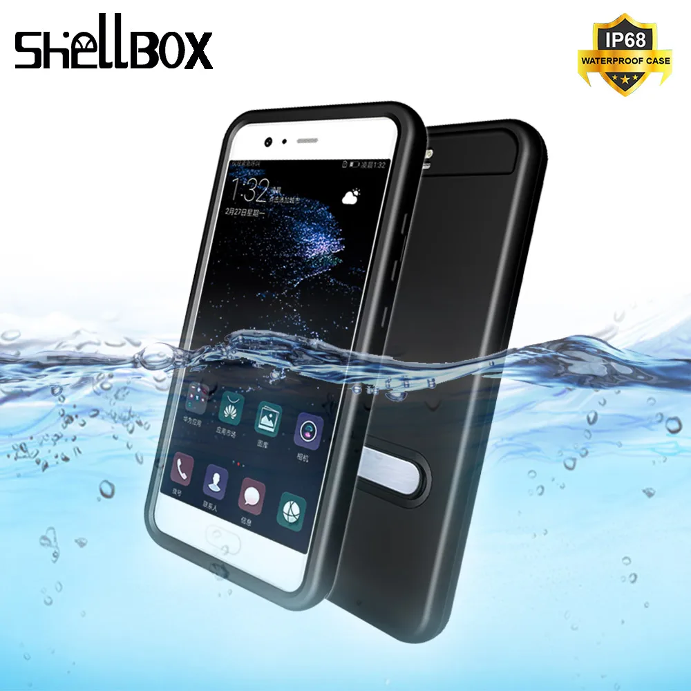 

SHELLBOX Original Waterproof Case For Huawei P10 Cover Smartphone Swim Underwater Case for Huawei P10 Nova Water Proof Case