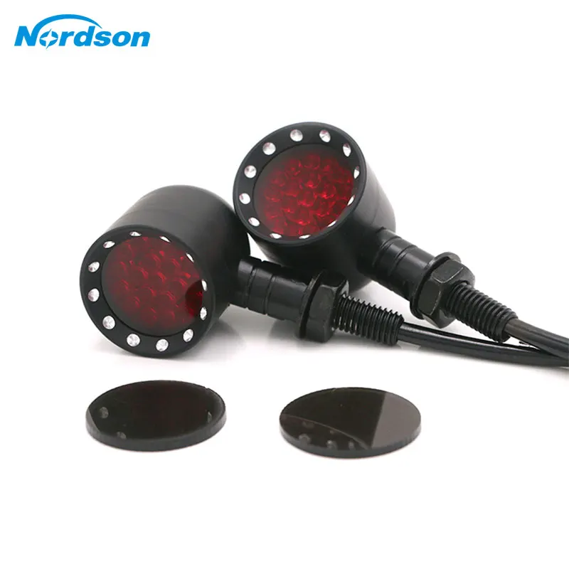 Nordson Универсальный 2 шт. светодиодные мотоциклетные Сигнальные огни для