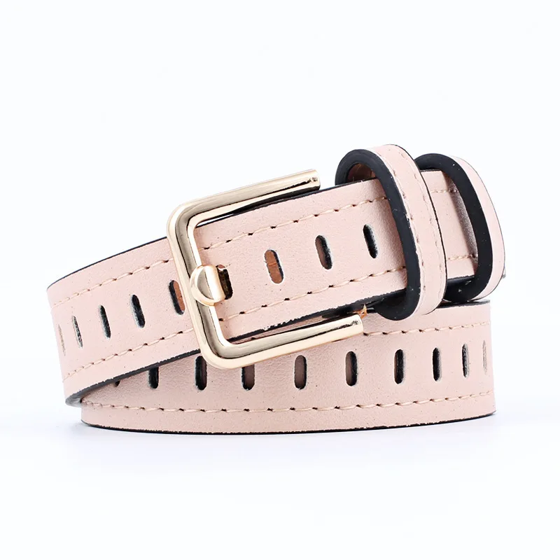 wide belts for women 2020 New Designer Ladies Wide Leather Belt Female Silver Pin Buckle Strap Belts For Women Jeans Waistband Hollow Out Belt plus size chain belts Belts