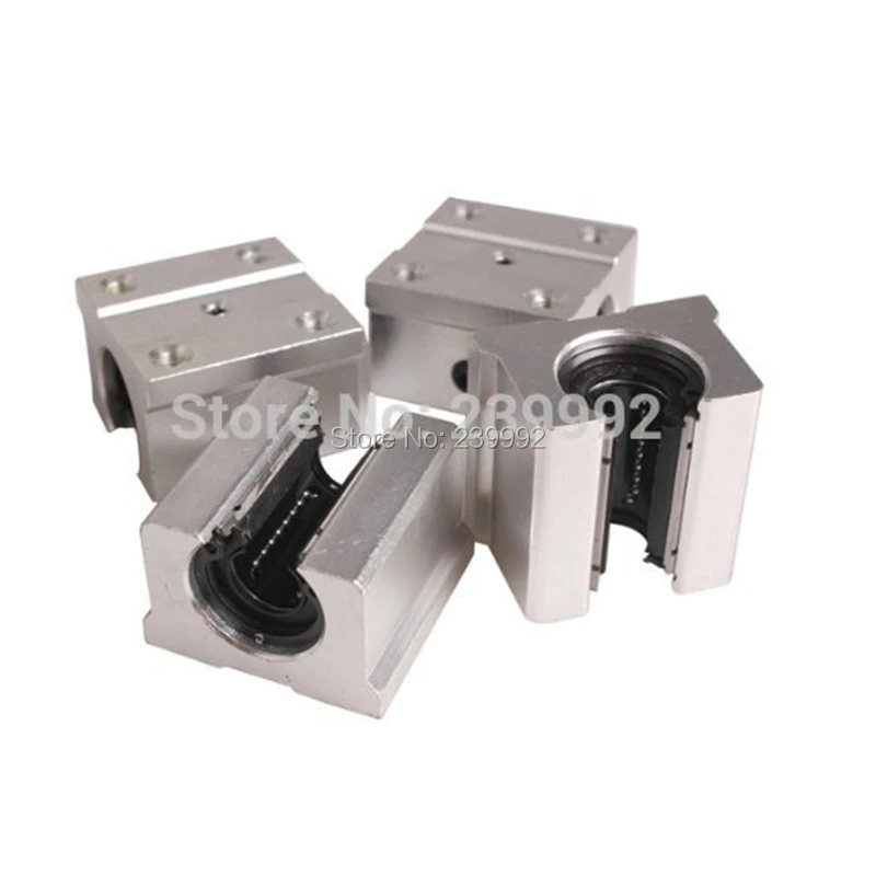 

4 pcs SBR16UU SBR16 UU 16mm Linear Bearing Pillow Block 16mm Open Linear Bearing Slide Block CNC Router Parts