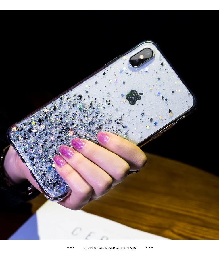 Модный Блестящий чехол для iPhone X, XR, XS, Max, силиконовый чехол с блестящими стразами для iPhone 7, 8, 6, 6S Plus, 11 Pro, Max, чехол для телефона s