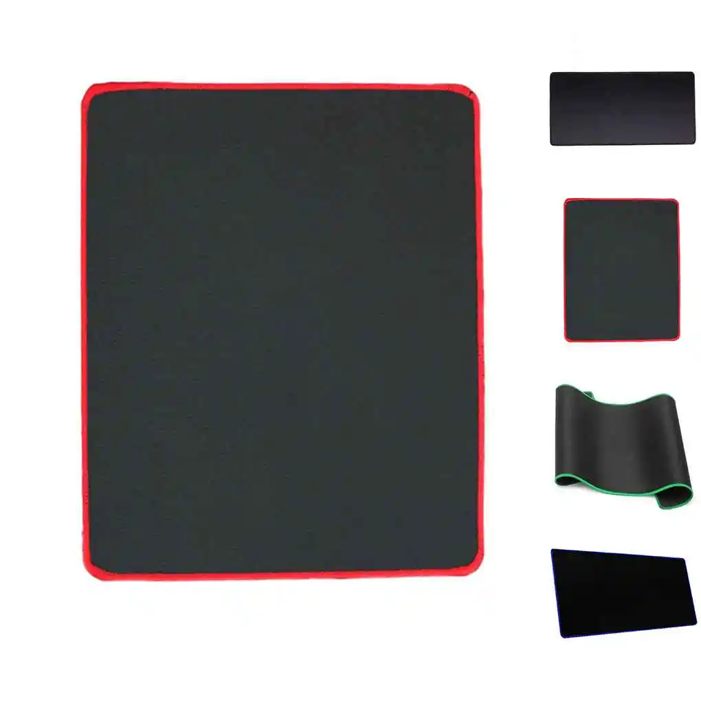 

New Sale Non Slip Wear Resistant Computer Notebook Soft Edge Seamed Mouse Pad Office Rubber Fabric Mat