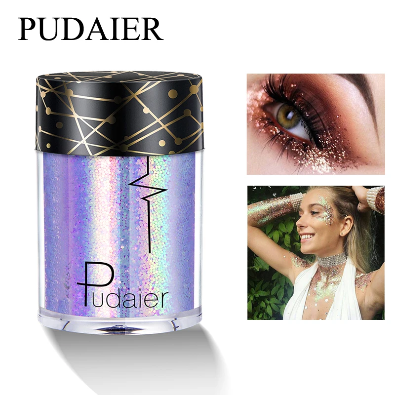 

Glitter Shadow Powder Pigment Shiny Eye Body Glitter Holographic Eye Single Eye Glitter Festival Party Makeup